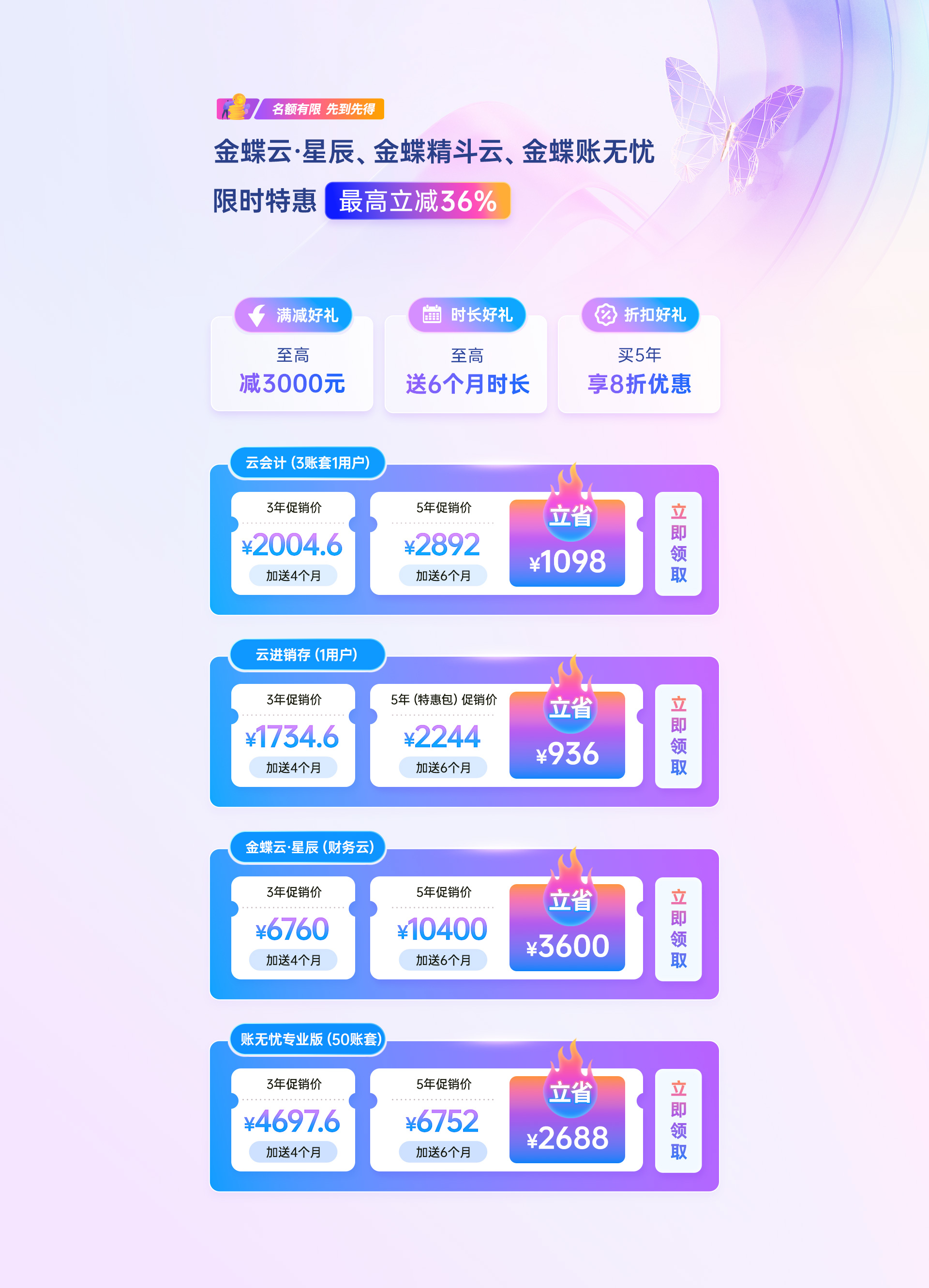 金蝶促銷圖片